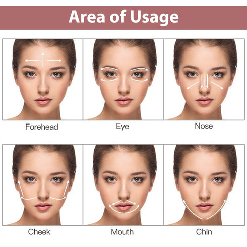 Rose Quartz Face Roller, Rose Gold