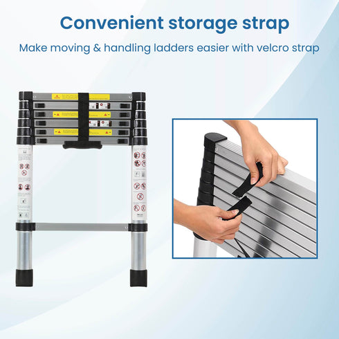 Telescopic Ladder 6.5 ft/7 Steps LD2014
