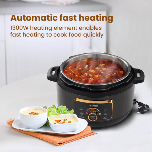 Royal Electric Pressure Cooker - 3L - Black