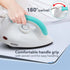 Grand Electric Dry Iron, 1000W, Non- Stick Coated Sole Plate, Fast Heating, Removes Wrinkle, Creases, Green & White