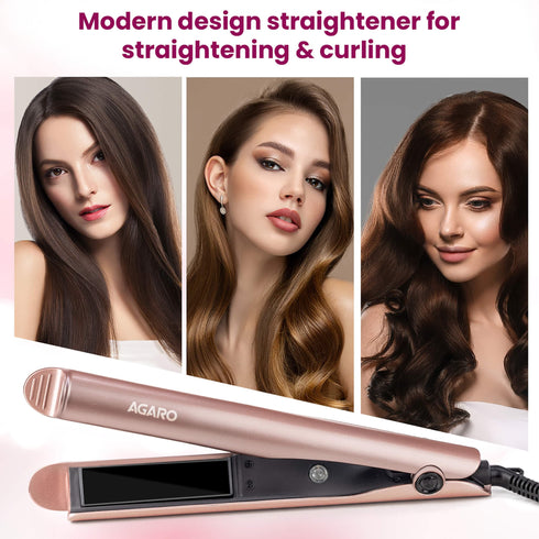 HS1927 Hair Straightner - Rose Gold