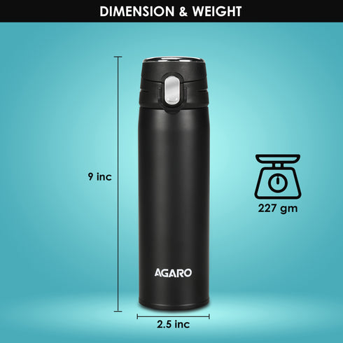 Galaxy Stainless Steel Vacuum Flask 500ML , Du