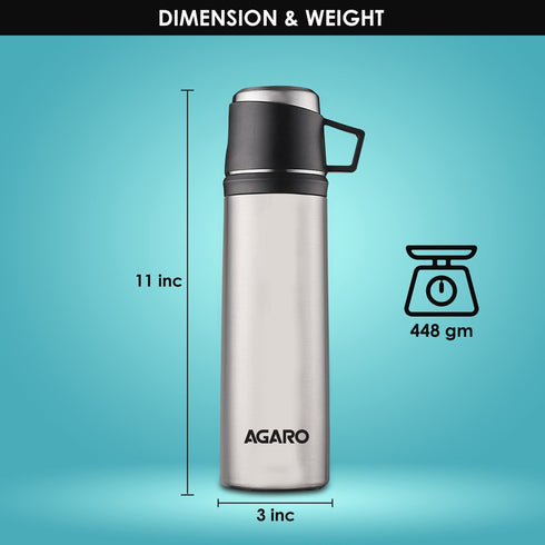 Supreme Vacuum Flask 800ml Steel Finish