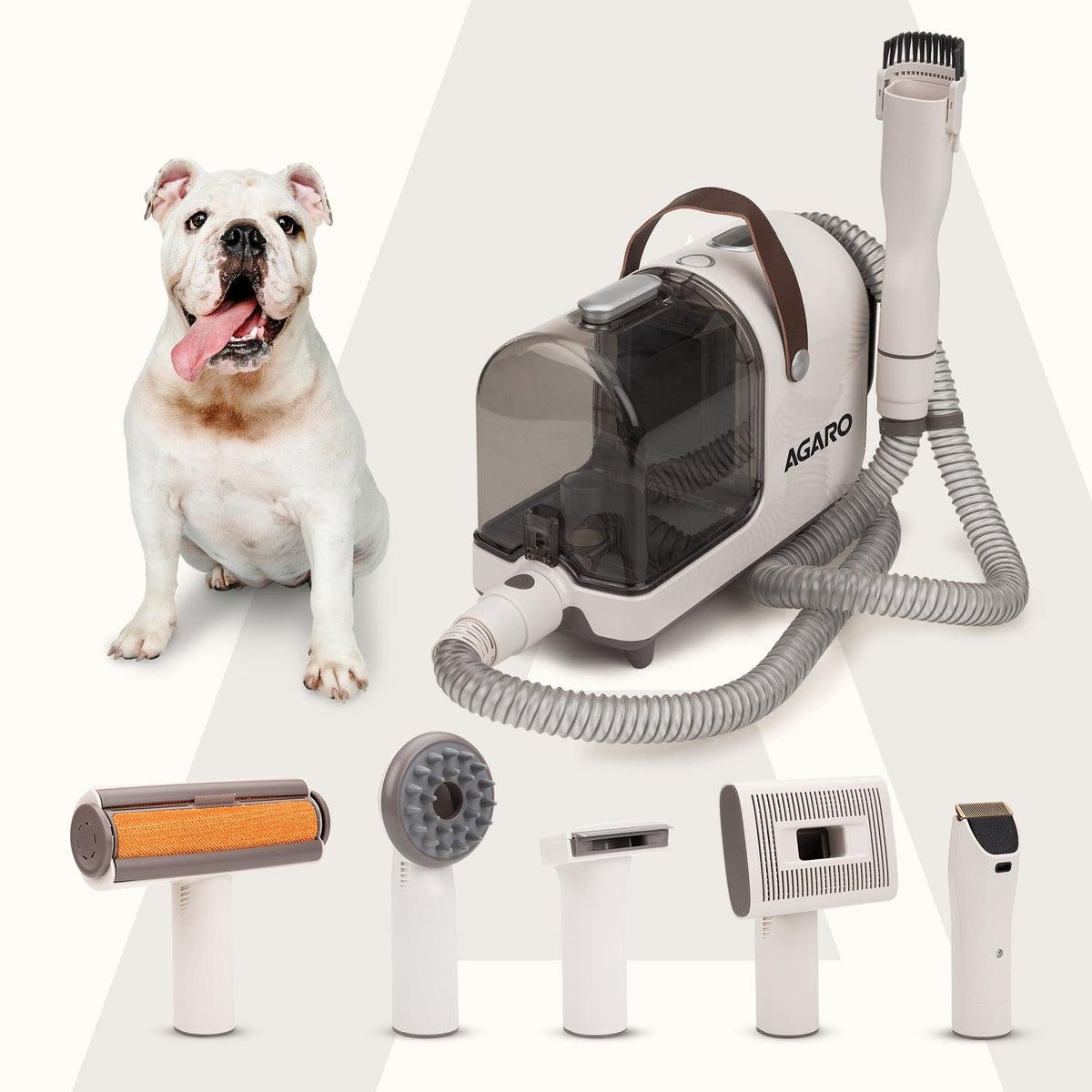 Supreme Pet Grooming Kit Vacuum Suction, Picks up 99% Pet Hair