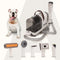 Supreme Pet Grooming Kit & Vacuum Suction, Picks up 99% Pet Hair, Dry Vacuuming, 3 Suction Modes Up to 10 kPa, 350W, Multi Grooming Tools, 2.5L Bin, For Pet hair cleaning, Home Cleaning, White