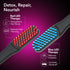 Rechargeable LED Hair Therapy Comb – Red & Blue Light with Vibration Massage | Boosts Growth, Reduces Hair Fall & Revives Scalp Health | Upto 120 Min Runtime, Unisex, Grey