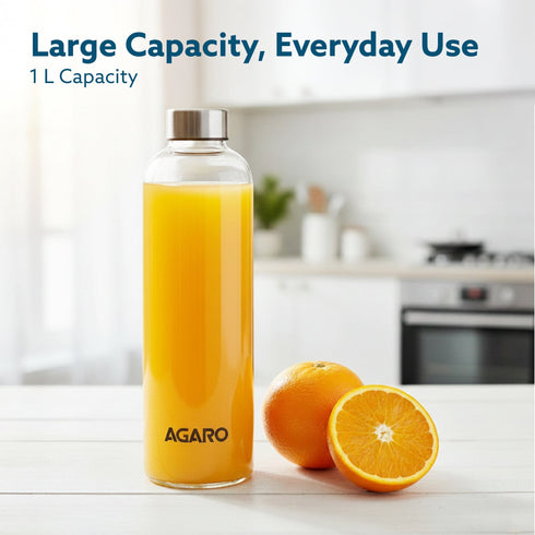 Elite Borosilicate Glass Bottles, Pack of 3