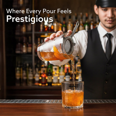 Elegant Whiskey Glass, Set of 6, 325ML, Vertical Stripe Cut Design, Crystal Clear Tumbler Set, Home, Bar Drinking Glass Set for Scotch, Whisky, Bourbon, Liquor, Wine, Cocktail Drinks, Gifting