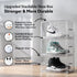 Stackable Shoe Storage Box Organizer | Heavy Duty, Transparent, Plastic Sneaker Crates Container with Magnetic Door |Space Saving|Organizer for Men & Women| Fits up to Size UK 12