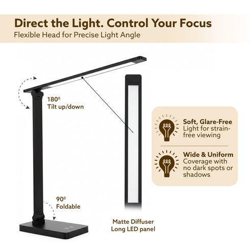 Regal 5W LED Desk Lamp with Touch Control
