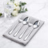 Elite Spoon and Fork Set 12 Pieces, Premium Stainless Steel Cutlery Set with 6 Spoons and 6 Forks, Mirror Finish, Food Grade, Rust Proof, Dishwasher Safe Tableware for Home, Kitchen and Dining