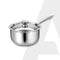 Regency 16 cm Triply Stainless Steel Saucepan with Lid, 1.5L capacity