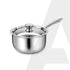 Regency 16 cm Triply Stainless Steel Saucepan with Lid, 1.5L capacity