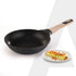 Imperial Granite Non Stick Fry Pan , 1.1L / 20cm, Cast Aluminium Body, Omlette Egg Pan, Fish Fry Pan, Gas & Induction Compatible, Dark Grey