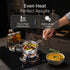 Regency 13 cm Triply Stainless Steel Tadka Pan, 350ml