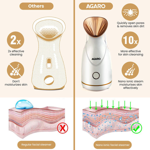 FS2117 Facial Steamer - Rose Gold