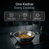 Regency 28 cm Triply Stainless Steel Kadai with Lid, 4L