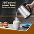 AGARO Sonnet Electric Kettle, 1.5L, 1500W, Stainless Steel Body