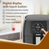 Sapphire Digital Air Fryer For Home, 4.5L, Electric Air Fryer Oven, 1400W, 7 Preset Programs, 360?ø Air Circulation, Convection Oven, Digital touch Display, Fry, Bake, Roast, Toast, Black