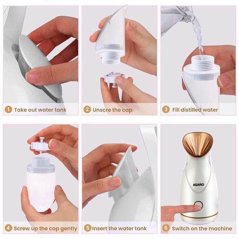 FS2117 Facial Steamer - Rose Gold