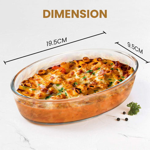 Elite Glass Baking Tray - 1600ml