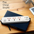 Regal Extension Board 3 Universal Sockets, 4 USB + 2 Type-C Fast Charging, 2500W