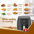 Sapphire Digital Air Fryer For Home, 4.5L, Electric Air Fryer Oven, 1400W, 7 Preset Programs, 360?ø Air Circulation, Convection Oven, Digital touch Display, Fry, Bake, Roast, Toast, Black