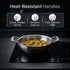 Regency 28 cm Triply Stainless Steel Kadai with Lid, 4L