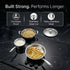 Regency Triply Cookware Set of 3, 24 cm Kadai (2.7L), 24 cm Fry Pan (2.2L) & 16 cm Saucepan (1.5L)