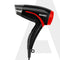 HD1177 Hair Dryer with 1000 Watts Copper Motor, 2 Speed & Temperature Settings, Foldable Handle, For both Men & Women, Black & Red