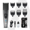 Beard Trimmer MT5005, 90 mins run time with Type C, 6 comb attachments, Self sharpening blades | Trimmer for Men