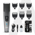Beard Trimmer MT5005, 90 mins run time with Type C, 6 comb attachments, Self sharpening blades | Trimmer for Men