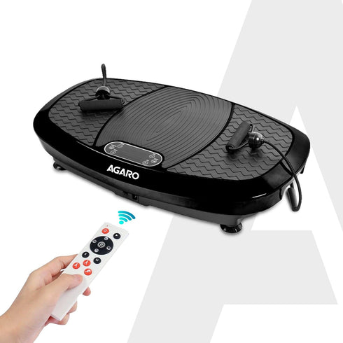 Royal 3D Vibration Plate Massager, Gym & Workout Machine , Muscle To ning, Calorie Burning, Weight Loss, 5 Auto Programs, Manual Mode, 180 Speeds, Adjustable Timer, With Remote & 2 Balance Straps