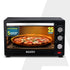 Marvel Oven Toaster Griller, 25 Litres, Motorised Rotisserie, Adjustable Temperature, 5 Heating Modes & Timer, CakeBaking, Roasting,Grilling,OTG (Black)
