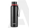 Elegant 700ml Stainless Steel Water Bottle, Up to 24 Hrs. Hot & Cold, ISI Certified, Triple Vacuum Insulated, Leak-Proof, Rust-Proof, BPA-Free, for Office, Travel, Gym, 1Y Warranty, Gun Black