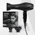 2000W AC Professional Hair Dryer with Comb, Concentrator & Diffuser Nozzles, Hot & Cold Air, 2 Speed & 3 Temperature Settings with Cool Shot, 16A Socket, Hair Dryer & Blower for Men, Black