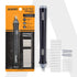 Electric Eraser ER2498, 2.3mm & 5mm Eraser, Automatic Correction & Highlighting, for Sketching, Drawing, Portrait Shading, 22 Refills, 2 Eraser Holders, (Batteries not Included), White