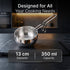 Regency 13 cm Triply Stainless Steel Tadka Pan, 350ml