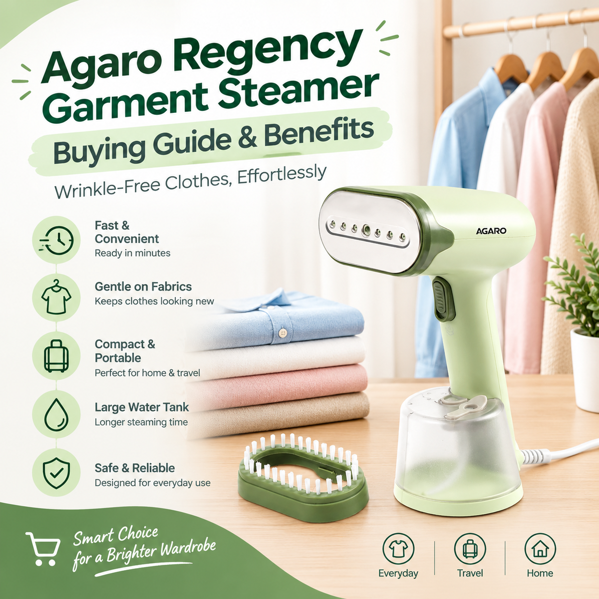 Agaro Regency Garment Steamer Buying Guide & Benefits