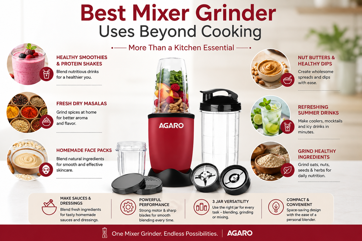 Best Mixer Grinder Uses Beyond Cooking