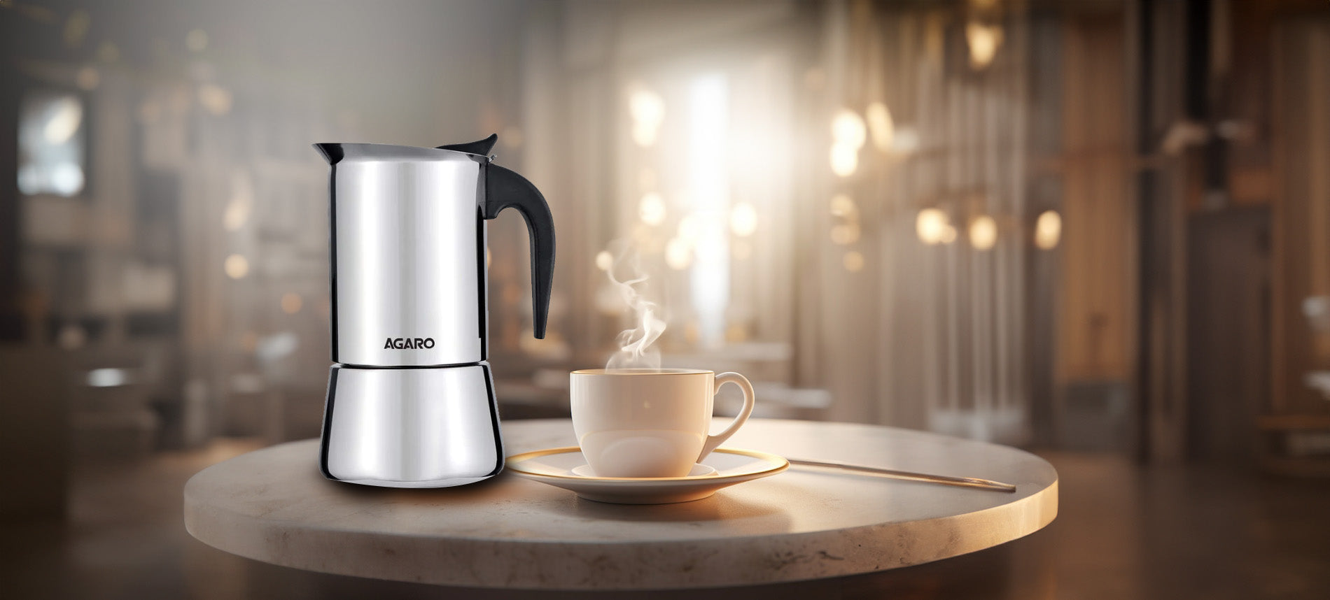 Italian Coffee Maker Moka Pot vs Espresso Machine Agaro