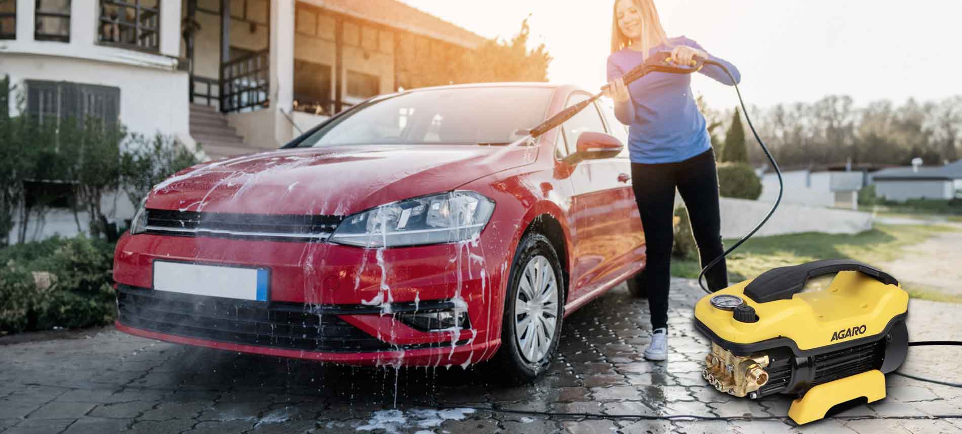 Car Wash Pressure Washer Gun vs Hose: Efficiency Compared – Agaro