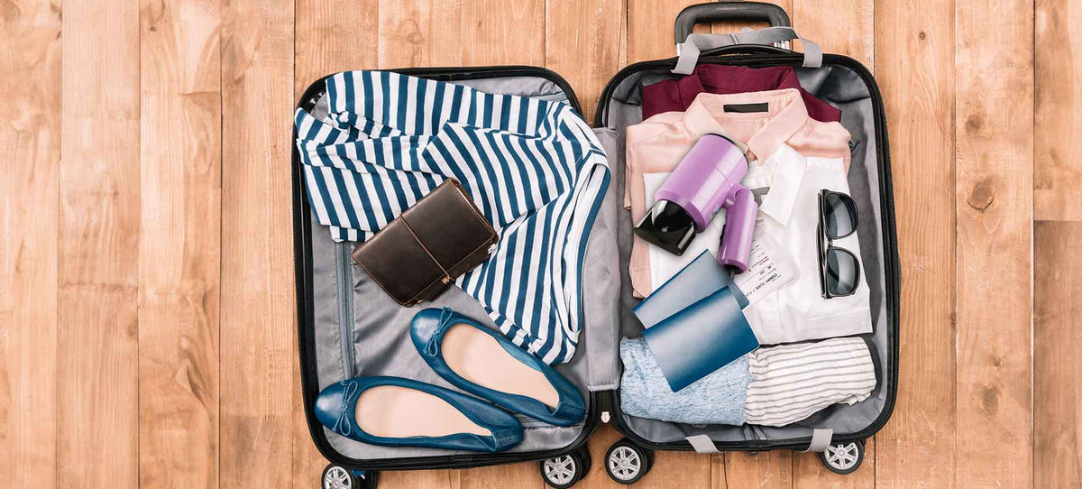 hair dryer in hand luggage