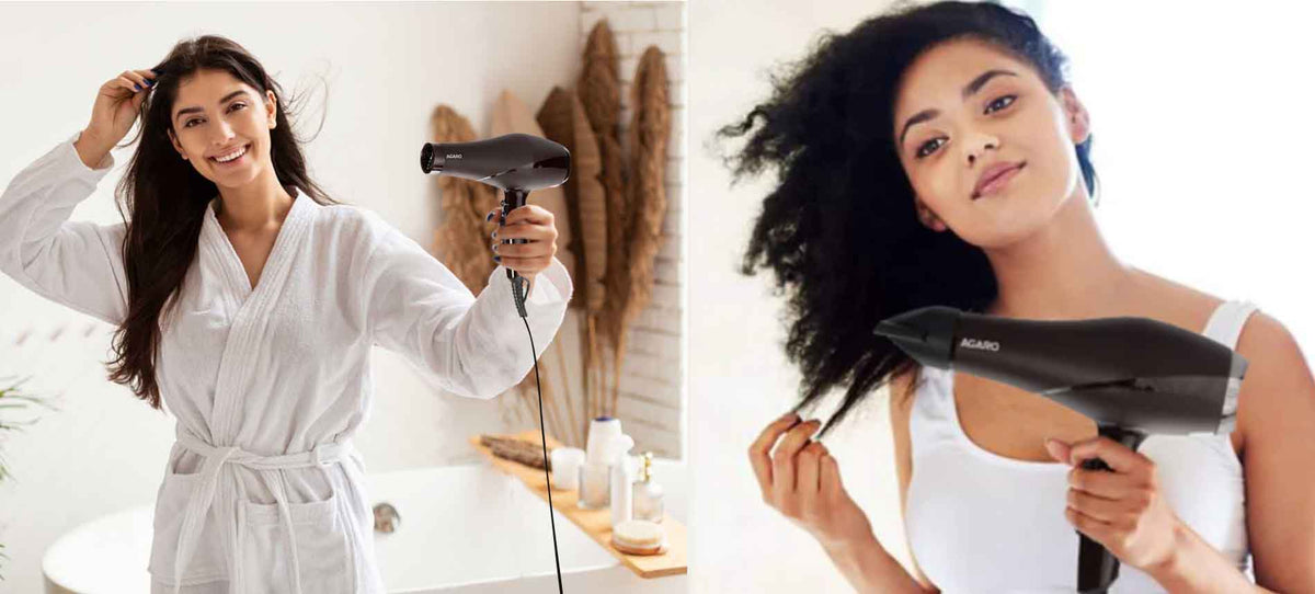 Hair Dryer Diffuser Use Maximising Volume and Definition Agaro