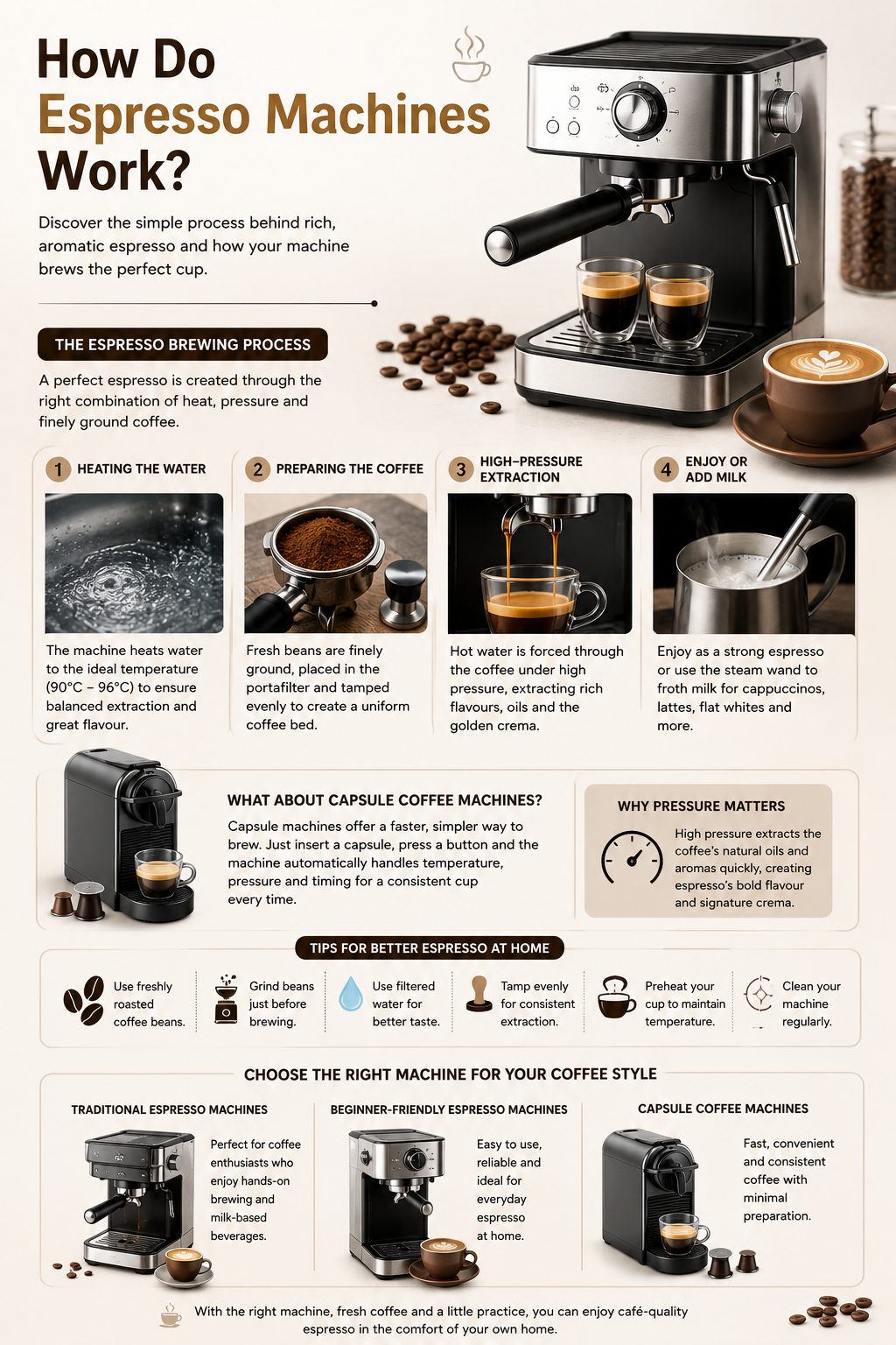 Espresso Machines Work