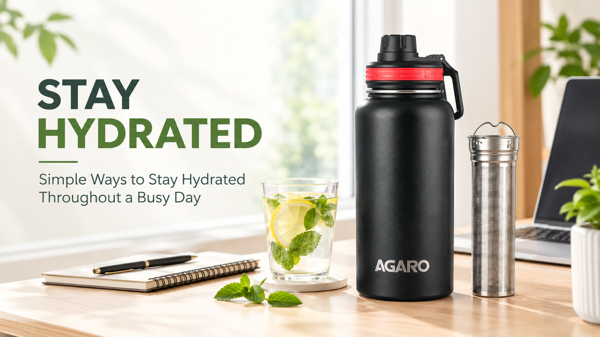 Simple Ways to Stay Hydrated Throughout a Busy Day
