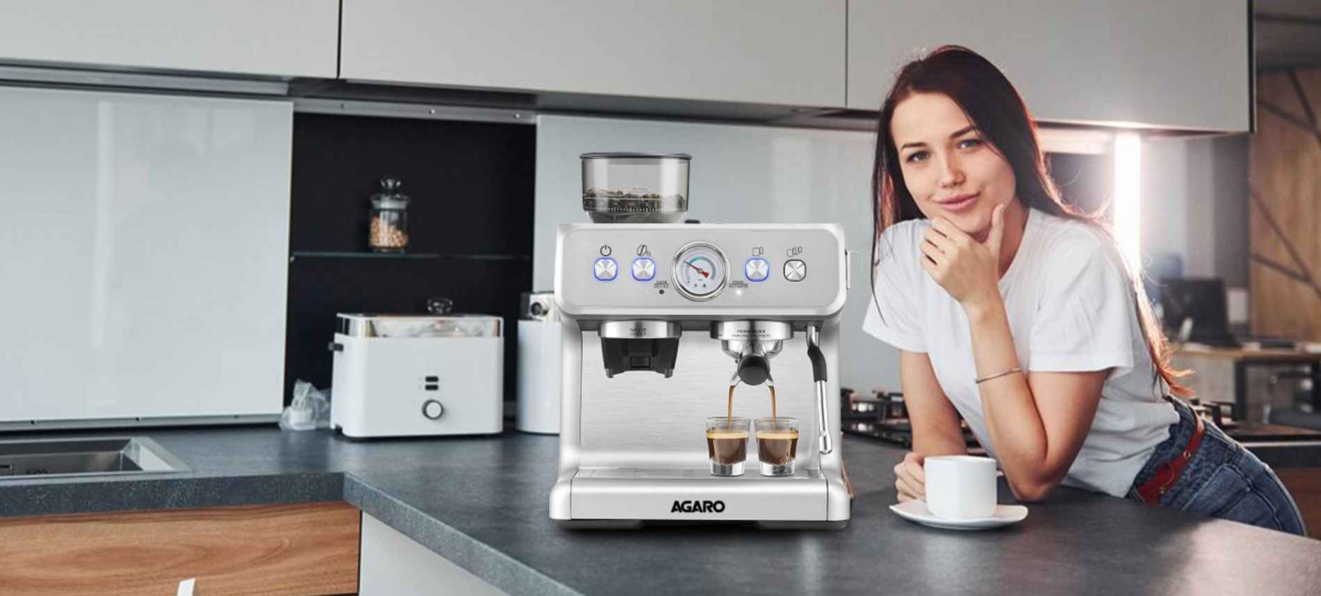 Cecotec Espresso Coffee Machine Power Espresso 20