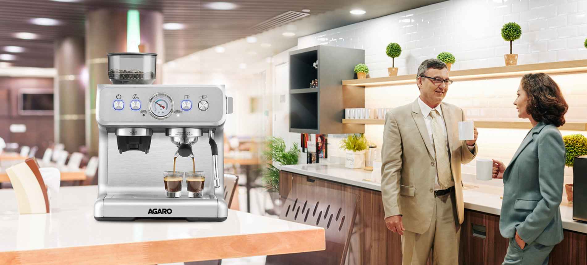 Commercial grade store espresso machines