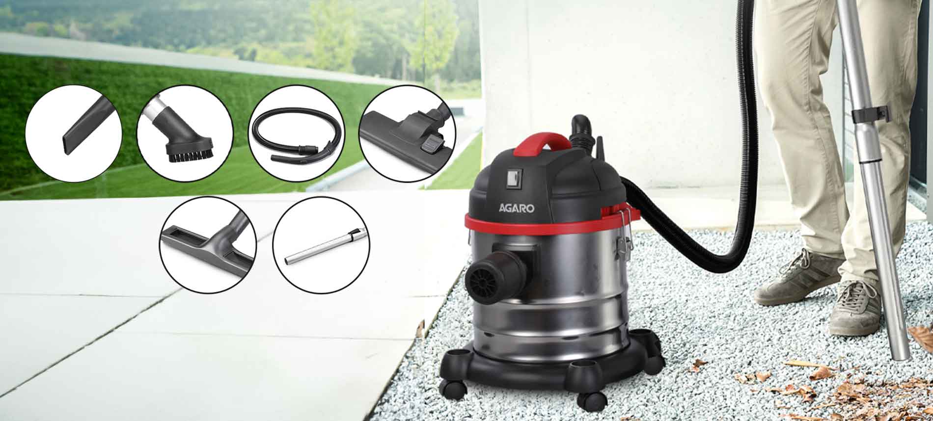 vacuum cleaner with parts