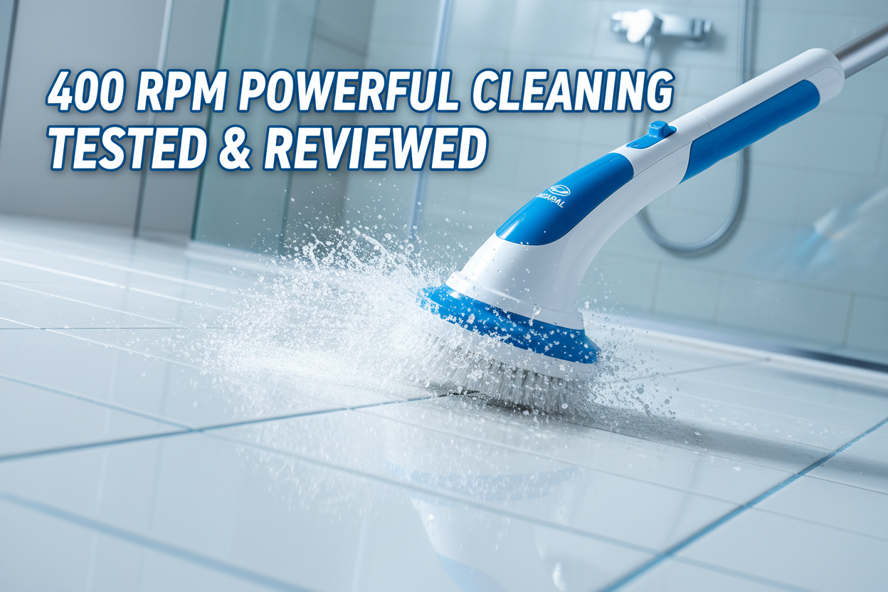 AGARO Royal Electric Spin Scrubber Review: 400 RPM Powerful Cleaning Tested